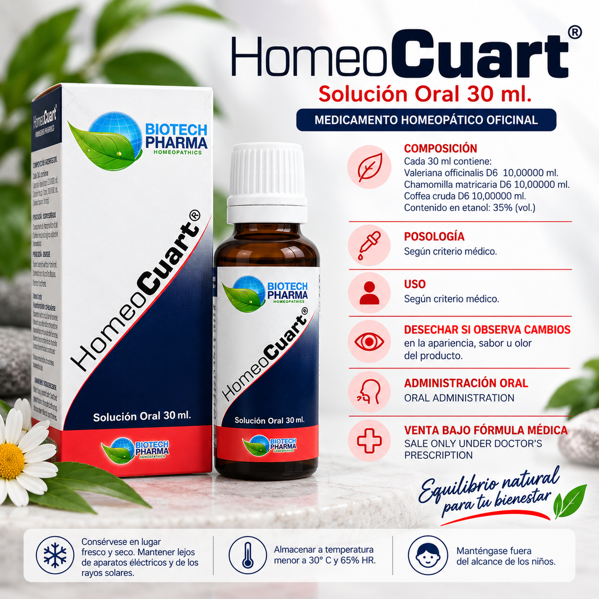 HomeoCuart® – Solución Oral 30 ml