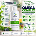 Omega Complex – Bebida Nutricional con Omega 3, Arándano y Té Verde 500 ml