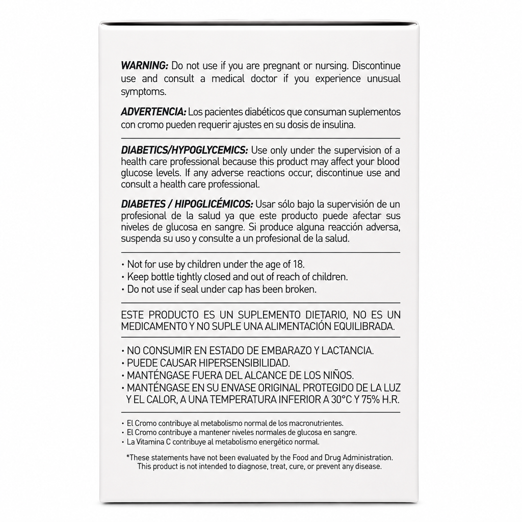Chromonate GTF Chromium Picolinate 500 mcg – 100 Softgels