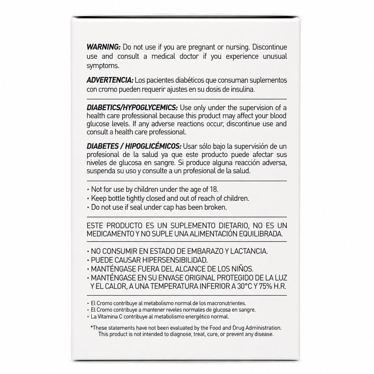 Chromonate GTF Chromium Picolinate 500 mcg – 100 Softgels